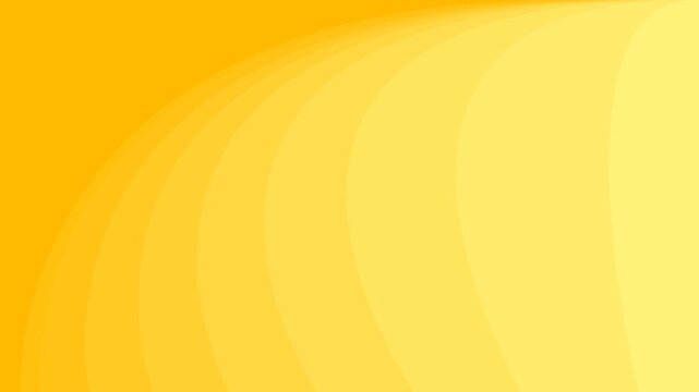 Modern abstract yellow gradient wave pattern loop background animation