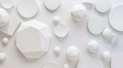 Fashionable and Minimalist White Geometric Background - a chic and elegant visual. The fashionable minimalist white background with geometric patterns is both stylish and captivating