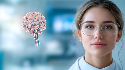 Collection of abstract and futuristic icons depicting neural pathways algorithmic processing and predictive analytics on a clean white background