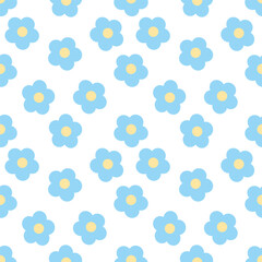seamless pattern with flowers