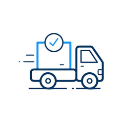 Truck icon symbol vector illustration

