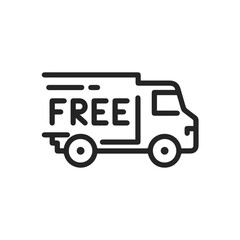 Truck icon symbol vector illustration
