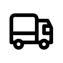 Fototapeta premium Truck icon symbol vector illustration 