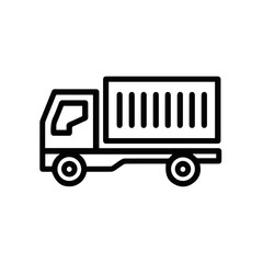 Truck icon symbol vector illustration
