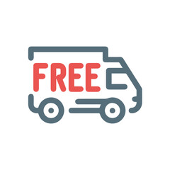 Truck icon symbol vector illustration