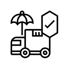 Truck icon symbol vector illustration
