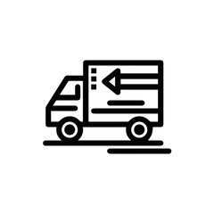 Truck icon symbol vector illustration
