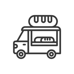 Truck icon symbol vector illustration

