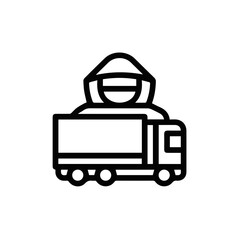 Truck icon symbol vector illustration

