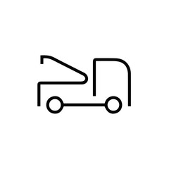 Fototapeta premium Truck icon symbol vector illustration