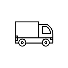 Truck icon symbol vector illustration

