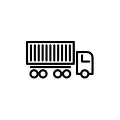 Truck icon symbol vector illustration

