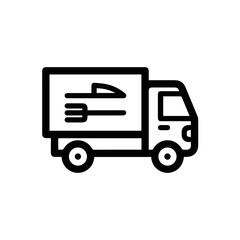 Truck icon symbol vector illustration

