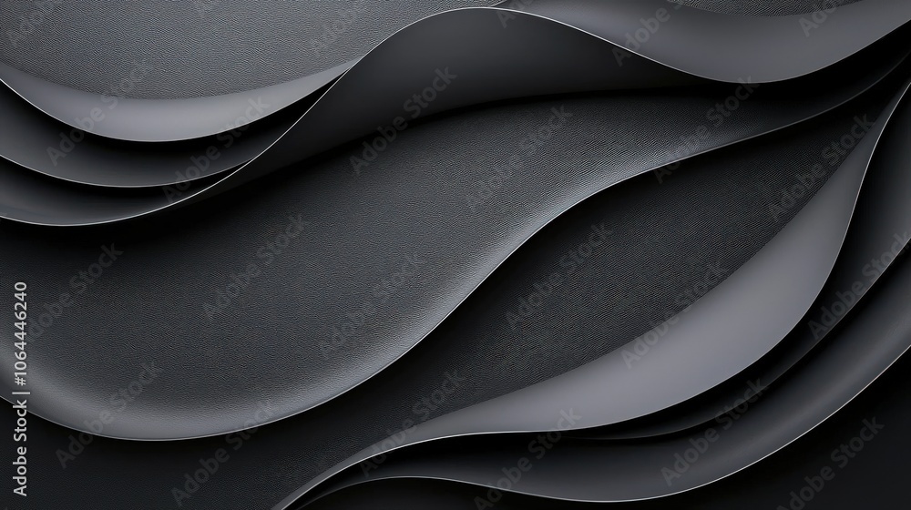 Poster a close-up shot of a textured dark grey background, emphasizing the intricate details of the surface