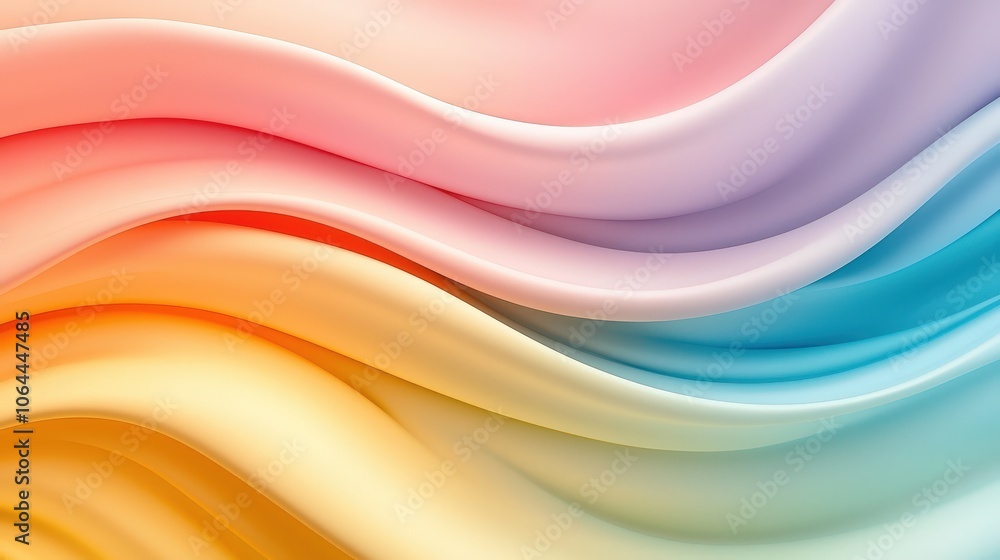 Poster a delightful rainbow background texture with a unique pattern of vibrant colors, perfect for use in 