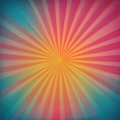 Obraz premium Abstract Vintage Sunburst Background Design