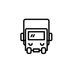 Truck icon symbol vector illustration

