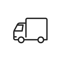 Fototapeta premium Truck icon symbol vector illustration