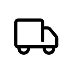 Truck icon symbol vector illustration

