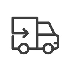 Truck icon symbol vector illustration