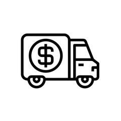 Truck icon symbol vector illustration