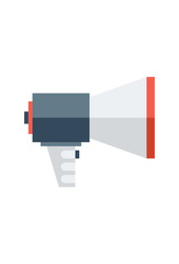 simple megaphone vector icon for design