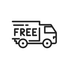 Truck icon symbol vector illustration