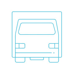 Truck icon symbol vector illustration