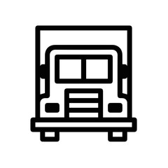 Truck icon symbol vector illustration