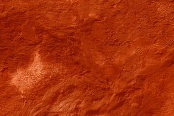 Grunge lush lava concrete background. Textured plaster wall. Creative backdrop for your design. Color of the year 2025 concept. Top view, layout for design. Surface with peeling shabby pattern.