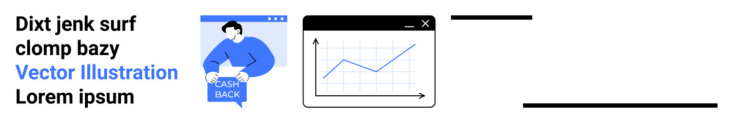 Professional person receiving a letter, chart showing growth, upward arrow. Ideal for business analytics, corporate training, marketing strategies, financial reports, management presentations