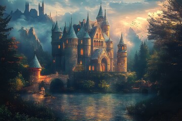 Scenic View of the Majestic Castle