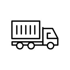 Truck icon symbol vector illustration