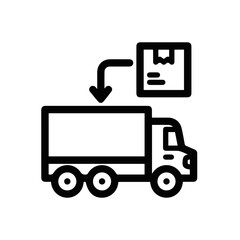 Truck icon symbol vector illustration