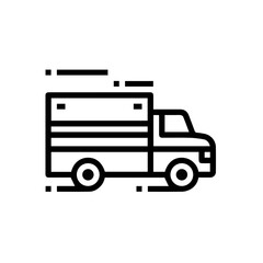 Truck icon symbol vector illustration