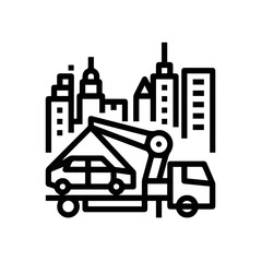 Truck icon symbol vector illustration