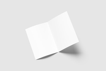 A5 Bifold Brochure Blank Background
