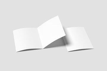 A5 Bifold Brochure Blank Background