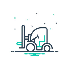 Truck icon symbol vector illustration