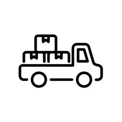 Truck icon symbol vector illustration