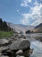 River and Clouds