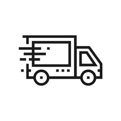 Truck icon symbol vector illustration