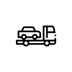 Truck icon symbol vector illustration