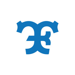 Tf logo vector design, initial tf letter logo design vector template, ft logo design vector template, letter ft initial logo design. Letter T, technology logo design concept with simple, minimalist 