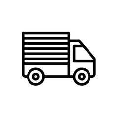 Truck icon symbol vector illustration