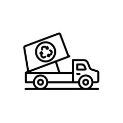 Truck icon symbol vector illustration