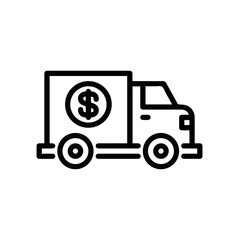 Truck icon symbol vector illustration