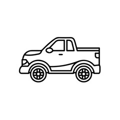 Fototapeta premium Truck icon symbol vector illustration