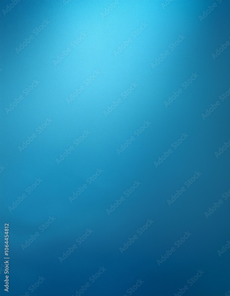 Poster solid blue background with a subtle gradient effect and textured surface, creating a minimalist and 