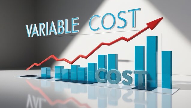 Analyze dynamic financial trends with variable cost graphs for effective budgeting strategies